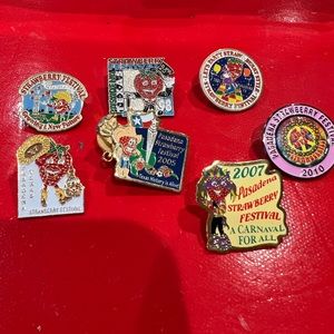 Pasadena Strawberry Festival Collectible Pins